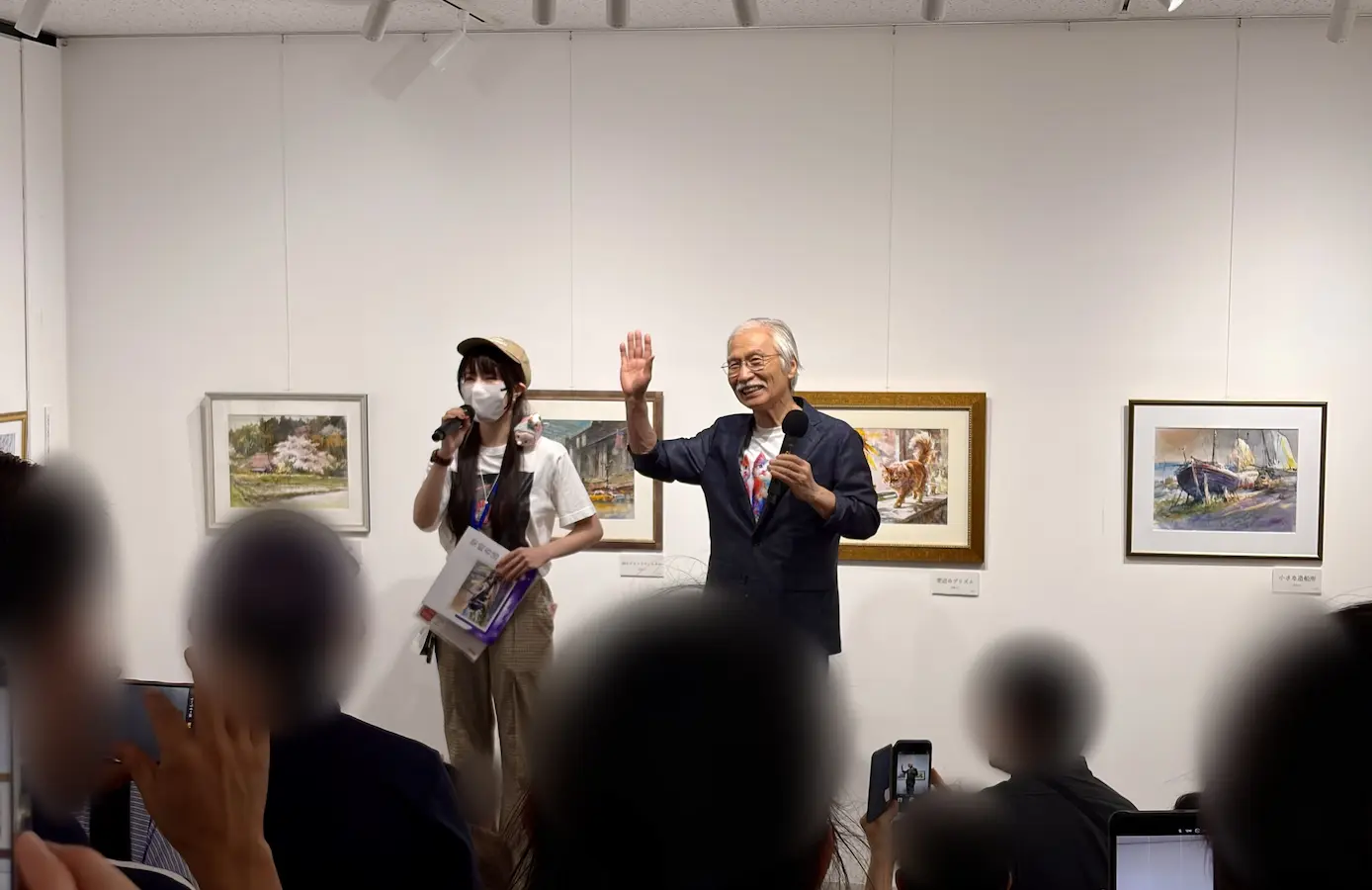 柴崎さんの個展